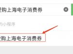 微信上怎么看爱购上海消费券中签结果